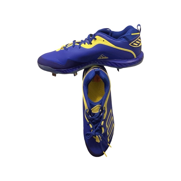 adidas Other - Adidas Icon 6 Bounce Baseball Cleats Royal Yellow Men’s Size 17 FV9346